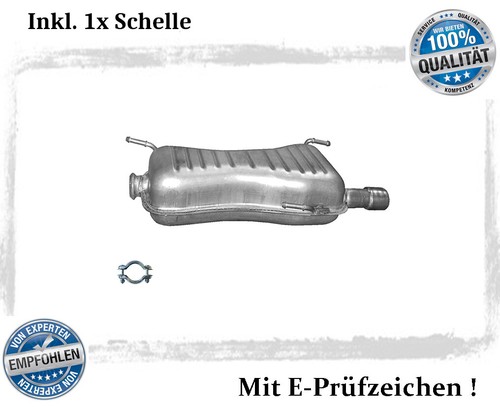 Endschalldämpfer peugeot 306 - peugeot,