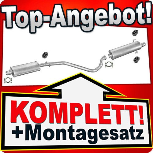 Auspuff für peugeot 306 4 - auspuff,