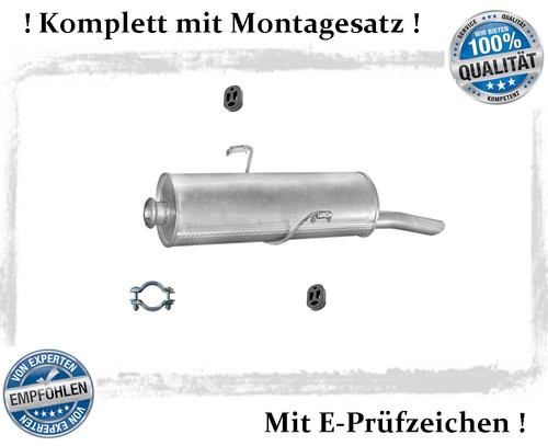 Endschalldämpfer für peugeot - für,