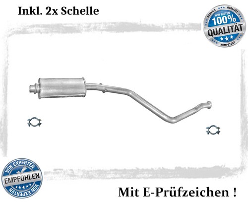 Mittelschalldämpfer für