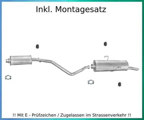 Auspuffanlage für peugeot - für,