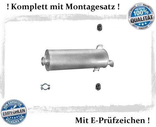 Endschalldämpfer für peugeot - für,