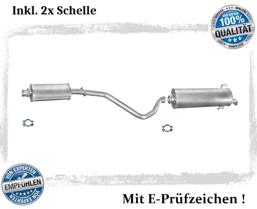 Auspuffanlage für peugeot 306 - auspuffanlage,