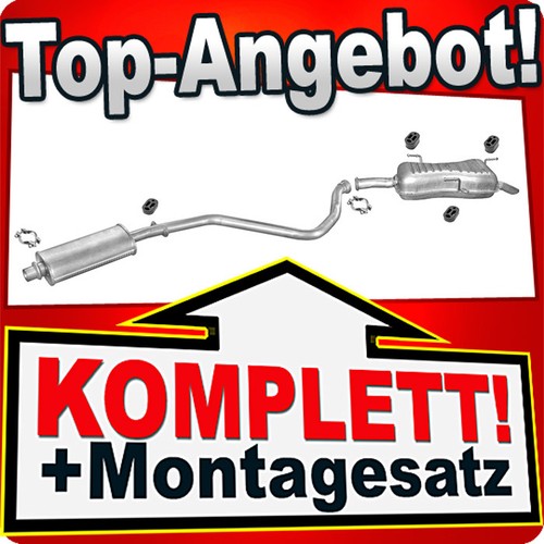 Auspuff für peugeot 306 8 - 306, 1.8