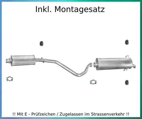 Auspuffanlage für peugeot 306 - auspuffanlage,