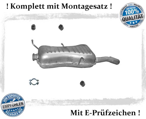 Endschalldämpfer für peugeot - für,