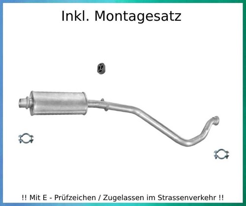 Mittelschalldämpfer peugeot - mittelschalldämpfer,